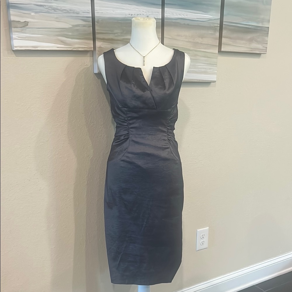 Elegant Gray Cocktail Dress